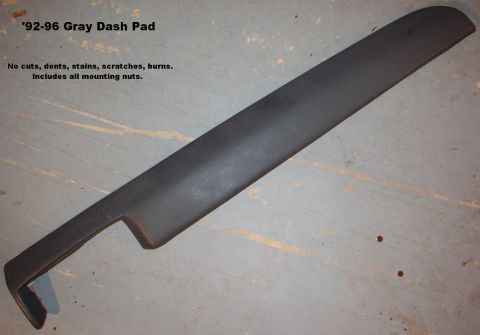 1983 Ford Bronco - SOLD Gray Dash Pad in excellent condtion, including all mounting hardware.