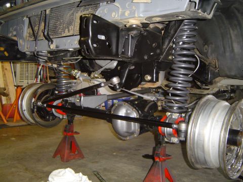 1989 Ford Bronco - Put some wheels on to make it easier to check alignments