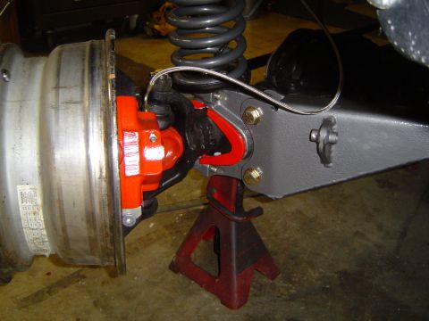 1989 Ford Bronco - Started checking clearances with some 7" wheels i have laying around
