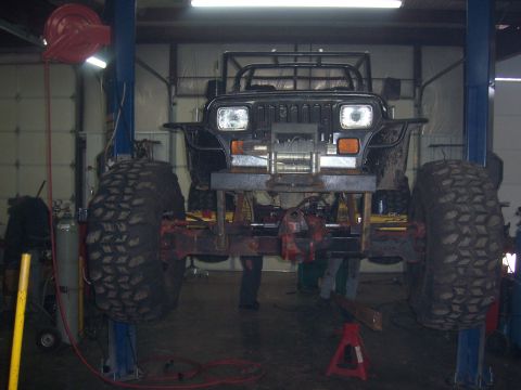 1999 Jeep TJ - ZF axles baby. Just Like bigfoot.