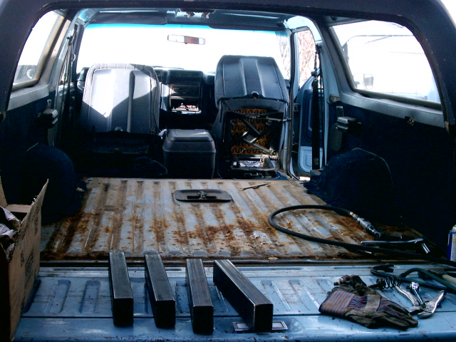 stripping, prep for roll cage
