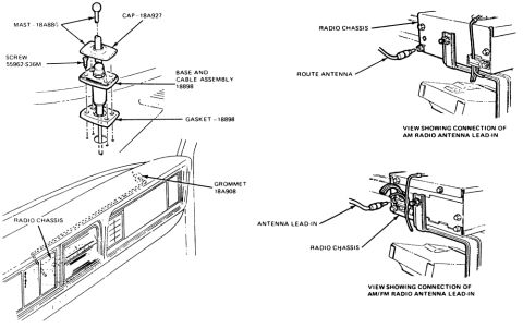 1978 Ford Bronco - This is a diagram showing various vehicle parts with labels.