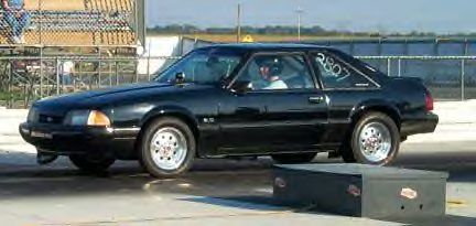 1989 Ford Mustang - Jesse's '89 mustang LX. This was in '02. I bought the car as a roller in '04 he sold that 11sec 302c.i. engine seperate before the car.