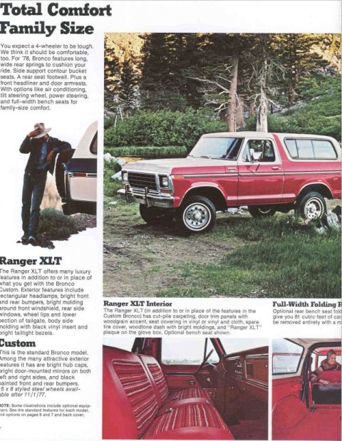 1978 Ford Bronco - This 1978 Ford Bronco is shown in a natural outdoor setting.