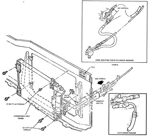 1978 Ford Bronco - Exploded diagram illustrating the internal components of a vehicle's door latch system.