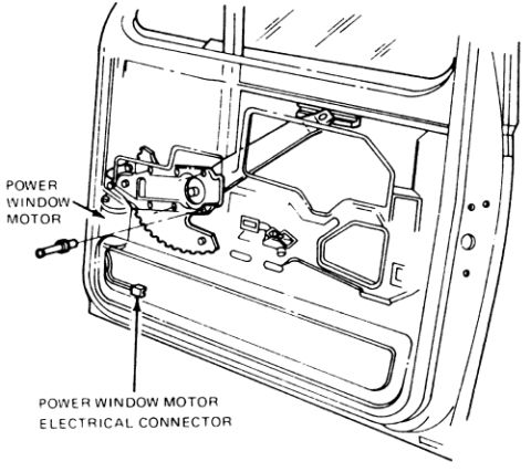 1978 Ford Bronco - Detailed diagram illustrating the internal workings of a car door's locking and latching system.