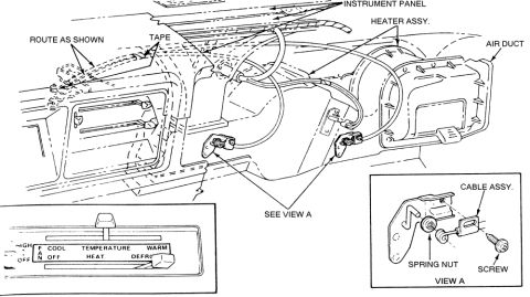1978 Ford Bronco - This diagram illustrates the assembly and relationships between different vehicle parts.