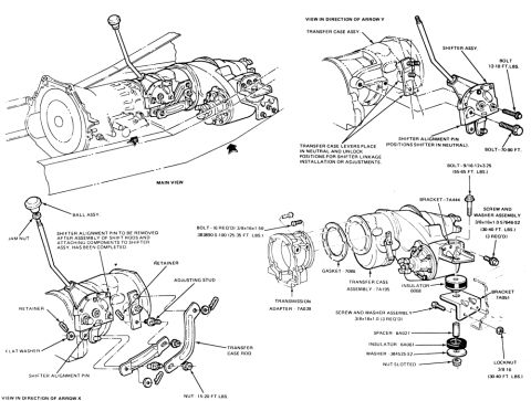 1978 Ford Bronco - These diagrams illustrate various vehicle suspension and steering system components with detailed labels.