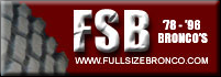 1989 Ford F-150 - This image is a logo for Full Size Bronco's, indicating a range of years from 1978 to 1996.