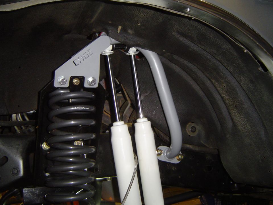 Got the lower part of the arm bolted good enough to drive it to a shop to get the lower part reworked.