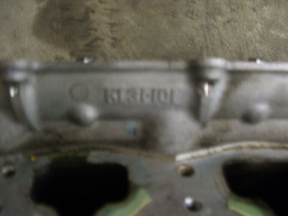 Engine part with text K13101