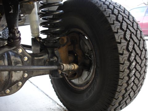 1996 Ford Bronco - Driver side before flip