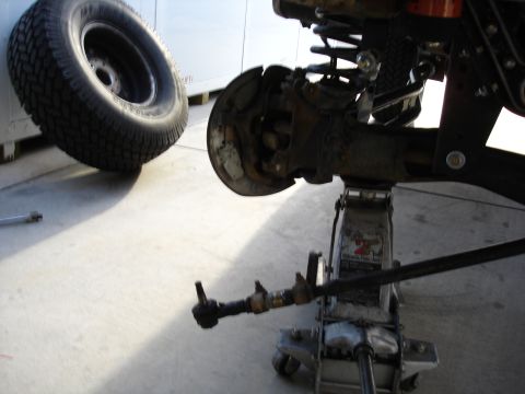 1996 Ford Bronco - Passenger side appart With the 6" lift and drop pitman arm which only really drops 3". The TRE angles were still pretty bad. So I decided t…