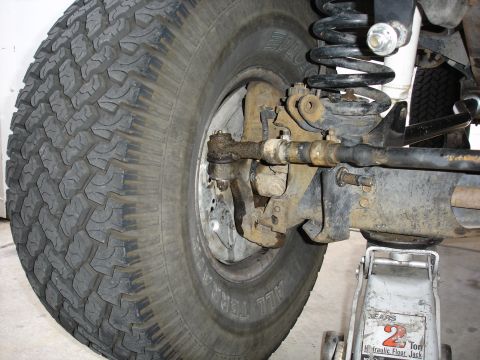 1996 Ford Bronco - Passenger side after the flip