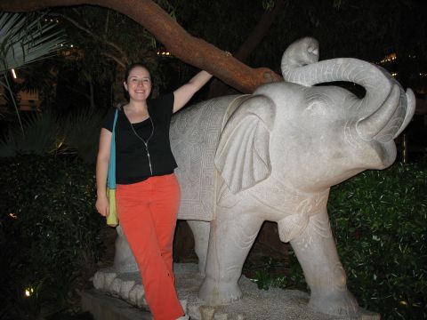 1997 Ford Probe - Big stone elephant. I think it was outside Caesar's.