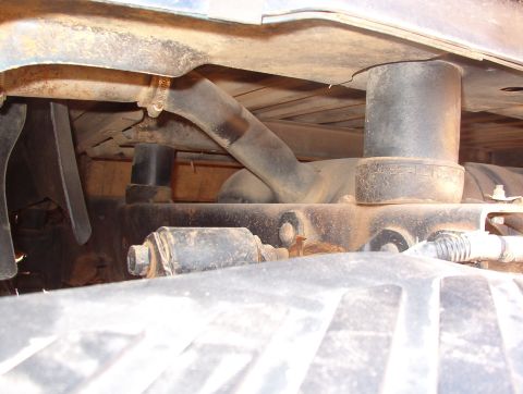 1994 Ford Bronco - This about as far as you can stretch the stock filler neck hose.