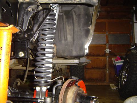 1989 Ford Bronco - shimmed the bottom of the spring cups 4 degrees