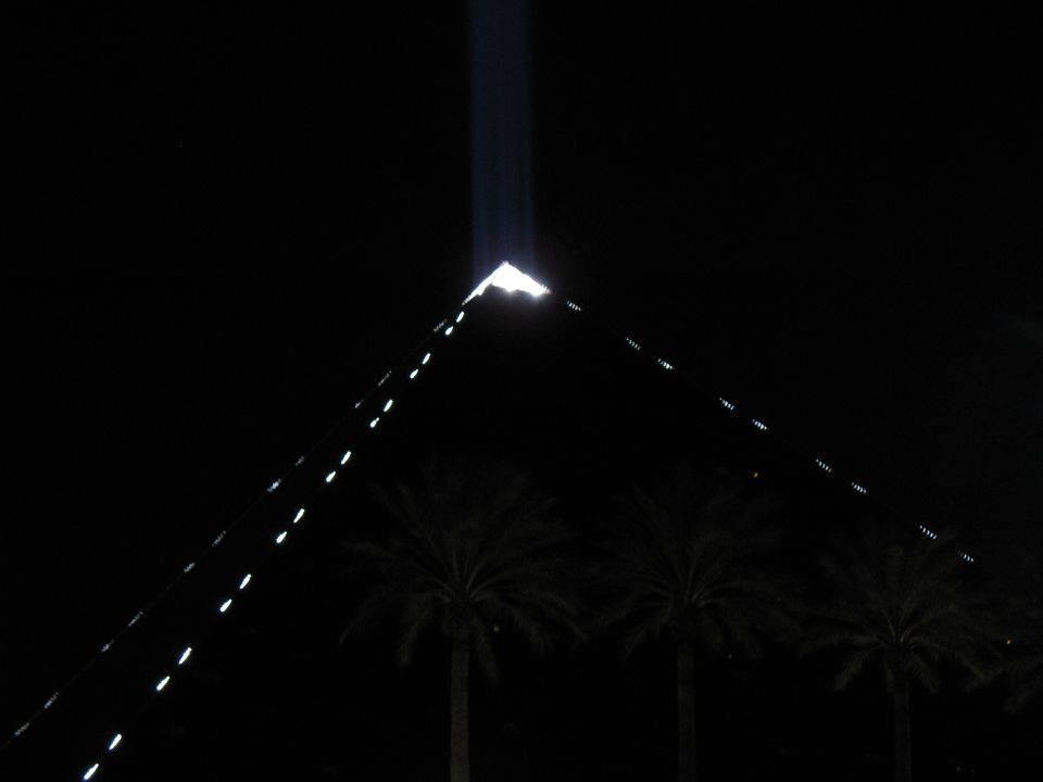 Awesome shot of our hotel at night
