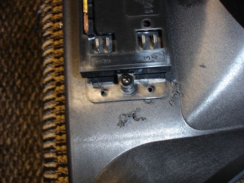 1996 Ford Bronco - drilled hole to mount controler