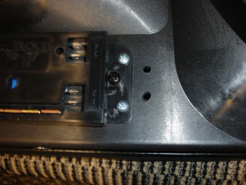 1996 Ford Bronco - holes drilled for fan power wires