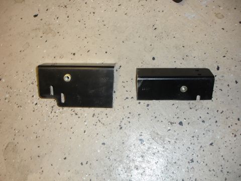 1996 Ford Bronco - 1 bottum mount cut and the one on the right trimmed