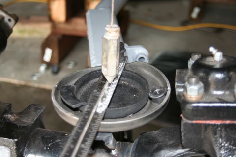 1992 Ford Bronco - drivers side - front view spring in center