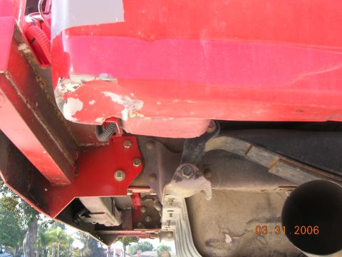 1985 Ford Bronco - extent of my body damage.