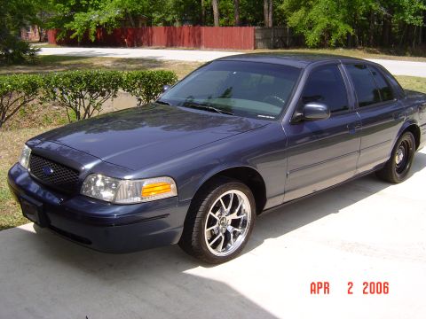 1998 Ford Crown Victoria - I just tried these wheels out,they are FR500 rims-18x9 with 275/35/18 tires.They rub on the ball Joints a bit without Spacers.