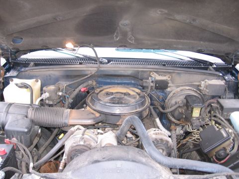 1995 GMC Sierra 1500 - stock 350. Just added new thermostat, plugs, radiator flush. 4/2/06
