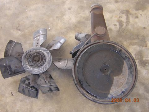 2004 Chevrolet Silverado 3500 - Caddy 500 fan and clutch / air cleaner