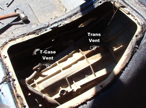 1994 Ford Bronco - Trans & T-case vents.
