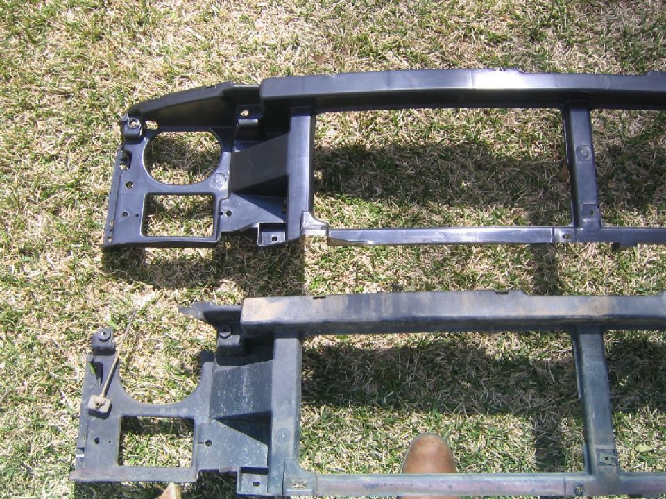 Header panels, new on top, old on bottom