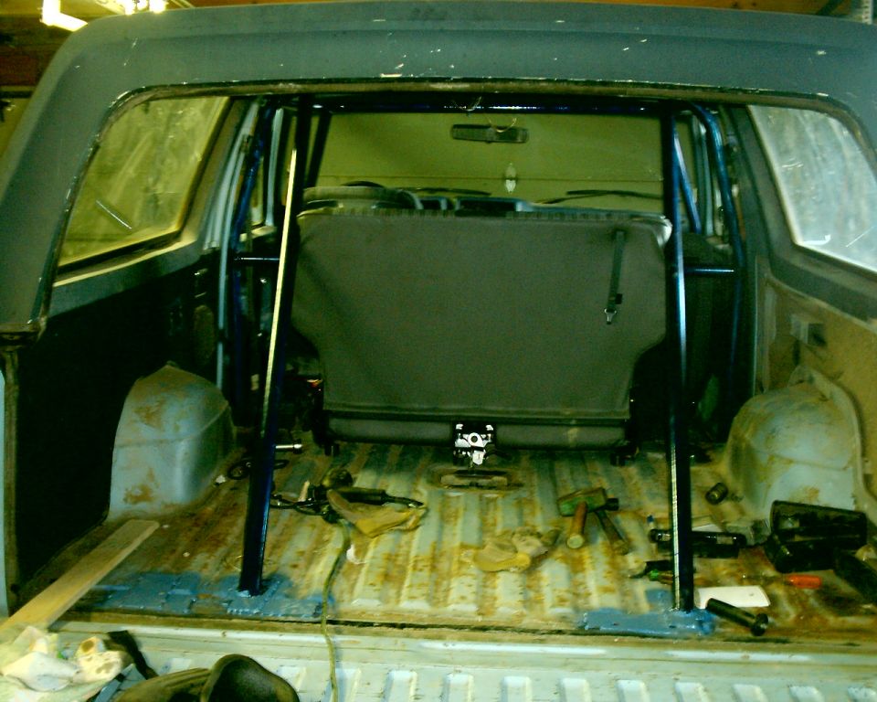 rear view of 92 Rocky rear seat