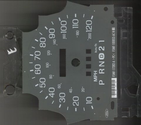 1996 Mercury Grand Marquis - 95-97 GMQ 120 mph analog speedo