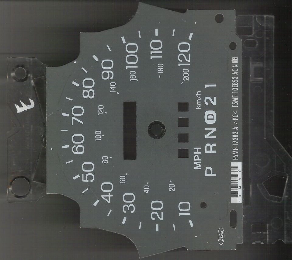 95-97 GMQ 120 mph analog speedo