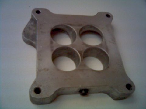 1972 Ford Ranchero - carb adapter plate to mount a square flange carb on a 4300 style intake