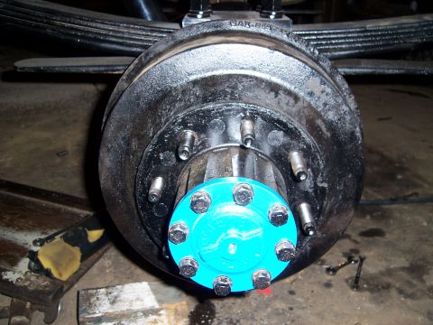 1983 Ford Bronco - This image shows a close-up of a Dana 70 axle hub, not a 1983 Ford Bronco.
