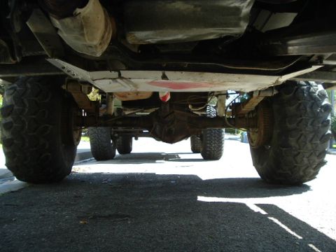 1989 Ford Bronco - shaved 14 bolt rear