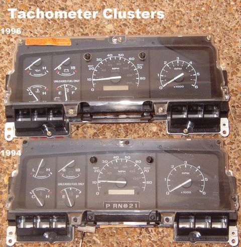 1983 Ford Bronco - Tach Clusters SOLD '96 has 107207.8 miles calibrated to 9.67 with 6 lockouts left (E 08 6, 967CAL). SOLD '94 has 292981.2 miles calibrated…