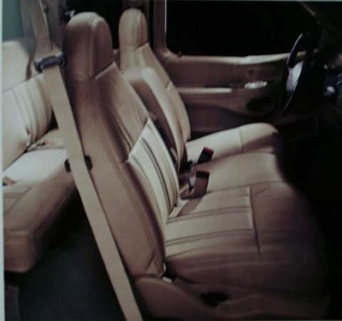 1997 Ford F-150 - Lariat 60/40 split bench seats are also available in Prairie Tan leather.