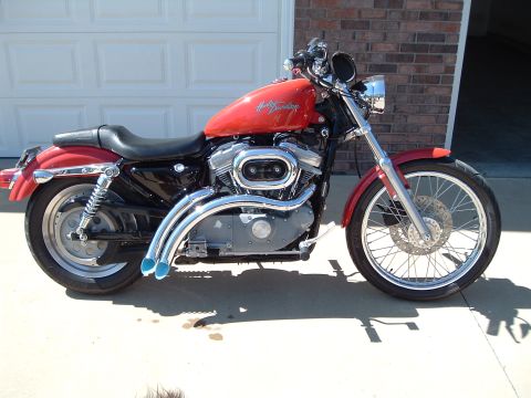 2002 Harley-Davidson Sportster Custom - Finally the right pipes after 11 months of waiting.