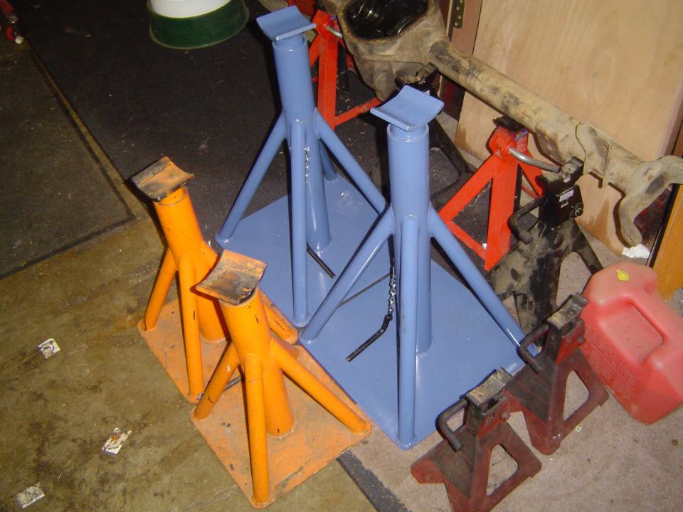 New jackstands from the swap meet