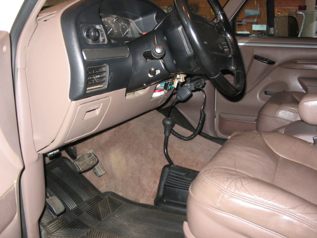 all done with shifter, cover boot, and linkage below