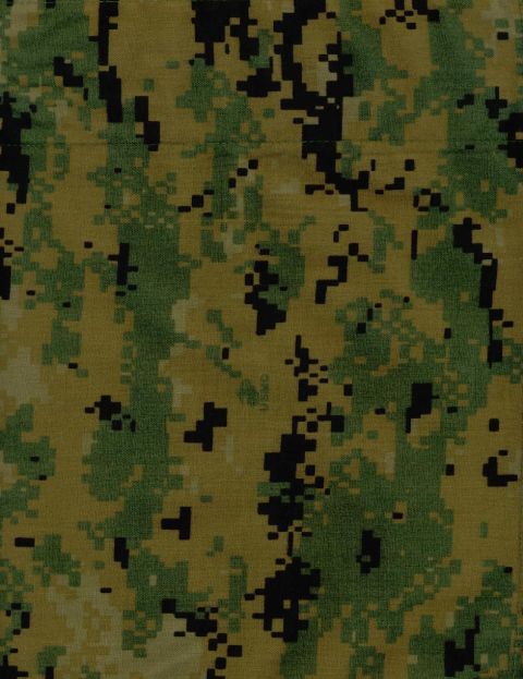 1974 Ford Bronco - A digital camouflage pattern is shown, with a Supermotors.net logo in the corner.
