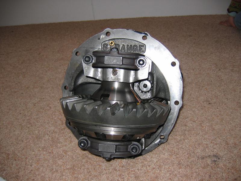 Have a look at the Pinion retainer, HUGE compared to a stock unit.