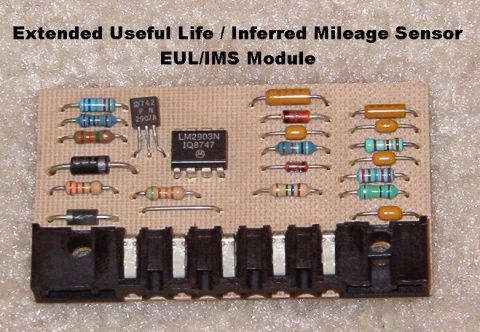 1983 Ford Bronco - EMW/IMS(EUL) COMBO module, found on the back of the instrument cluster in '87-89 V8s. Emissions Maintenance Warning / Inferred Mileage Sens…