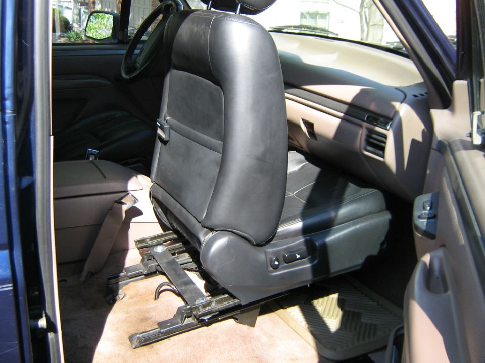 seat fully forward.....thats enought room for someone to enter the backseat area..