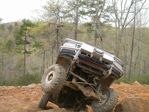 1990 Ford Bronco - The chic driving this Bronco was definitely NOT scared.