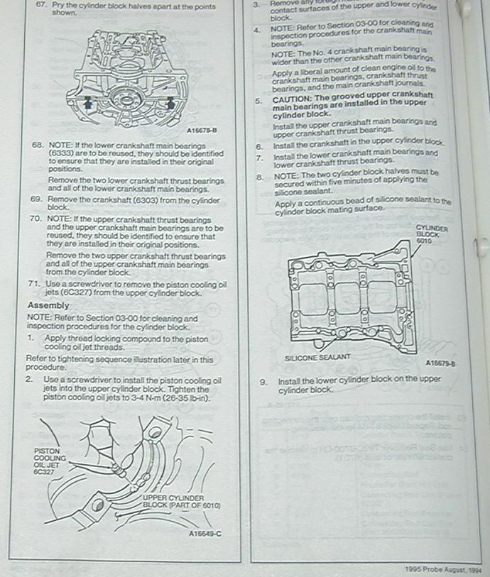 Ford Service Manual Lower Block