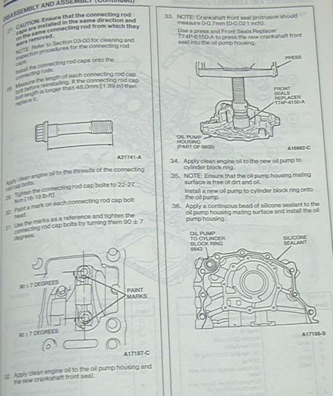 1995 Ford Probe - Ford Service Manual Lower Block